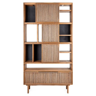 Armoire Grace avec 3 portes coulissantes et 1 tiroir
