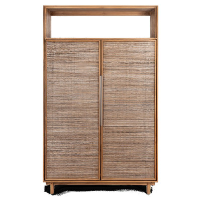 Armoire Grace avec 2 portes et 1 étagère ouverte
