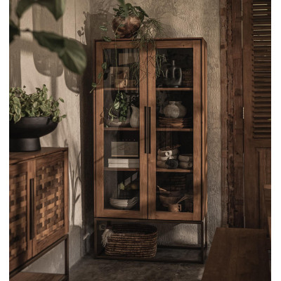 Armoire vitrée Karma avec 2 portes