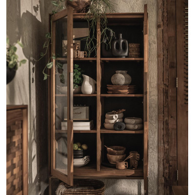 Armoire vitrée Karma avec 2 portes