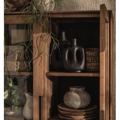 Armoire vitrée Karma avec 2 portes