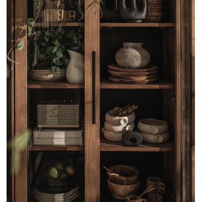 Armoire vitrée Karma avec 2 portes