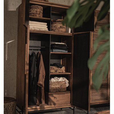 Armoire Coco avec 4 portes et 1 tiroir