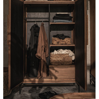 Armoire Coco avec 4 portes et 1 tiroir
