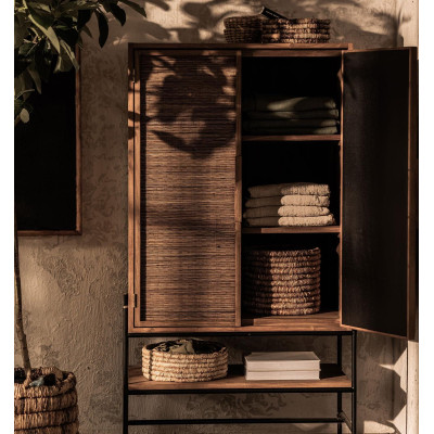 Armoire Coco avec 2 portes et 1 rack