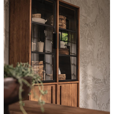 Armoire Outline avec 4 portes et 1 étagère
