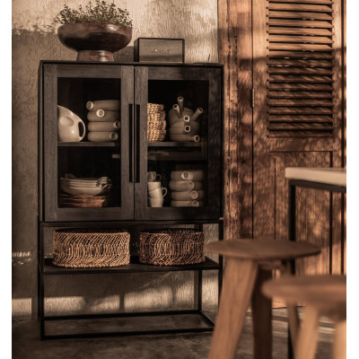 Armoire Karma 2 portes 1 étagère ouverte