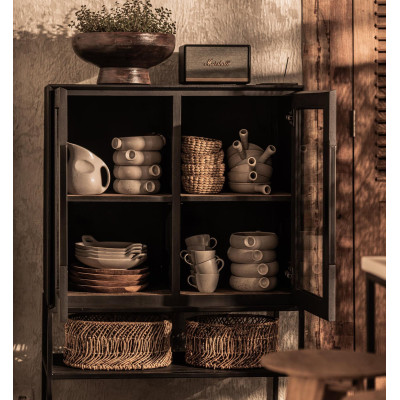 Armoire Karma 2 portes 1 étagère ouverte