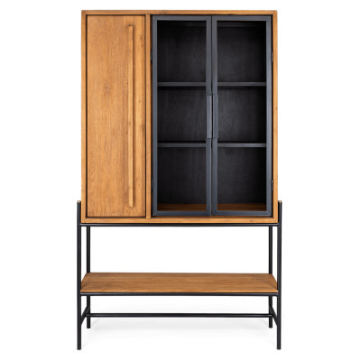 Armoire Outline avec 3 portes et 2 verres