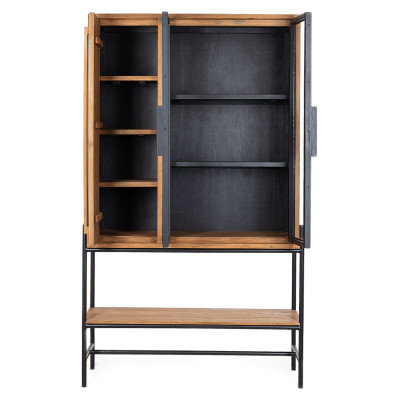 Armoire Outline avec 3 portes et 2 verres