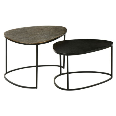 Lot de 2 tables basses Mallorca