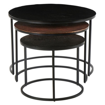 Lot de 3 tables basse Yuli