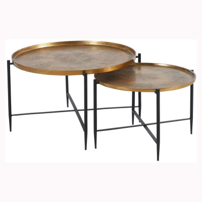 Lot de 2 tables basses Cabrera