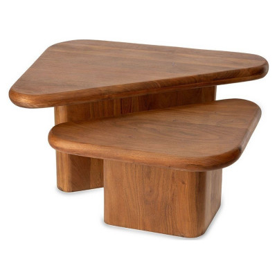 Lot de 2 tables basses Nerja