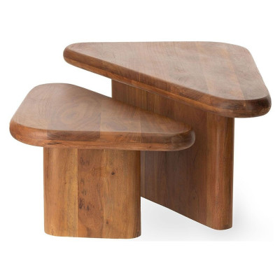 Lot de 2 tables basses Nerja