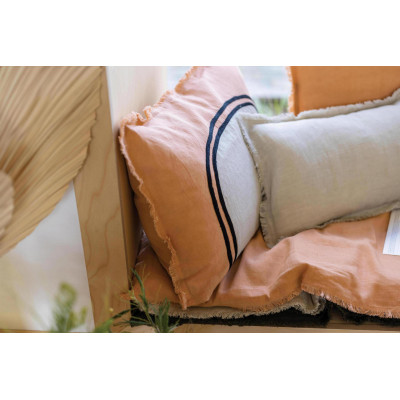 Coussin bicolore Laly