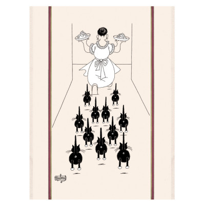 Grand torchon Dubout À Table