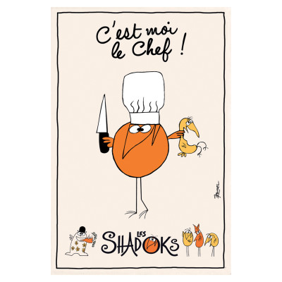 Torchon Shadoks Grand chef