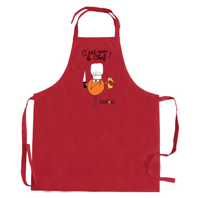 Tablier de cuisine Shadoks C'est moi le chef