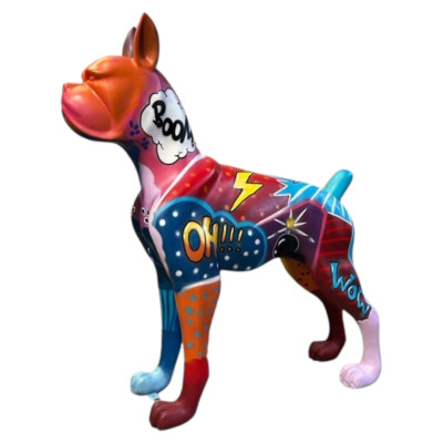 Sculpture chien Salto