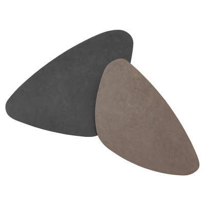 Lot de 2 tables basses Plectro Earth