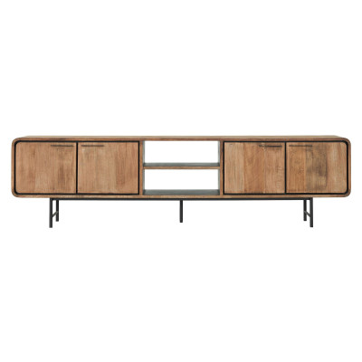 Meuble TV Evo avec pieds et 4 portes