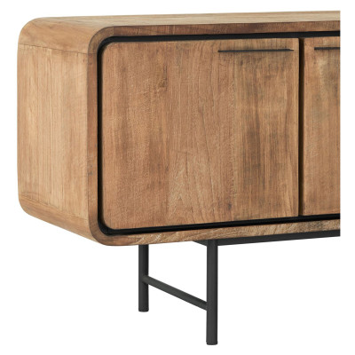 Meuble TV Evo avec pieds et 4 portes