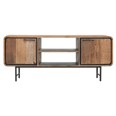 Meuble TV Evo avec pieds et 2 portes