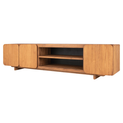 Buffet Tess avec trois portes et deux niches ouvertes