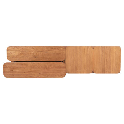 Buffet suspendu Tess avec portes et tiroirs