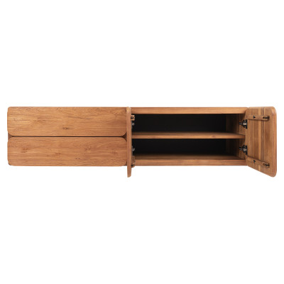 Buffet suspendu Tess avec portes et tiroirs