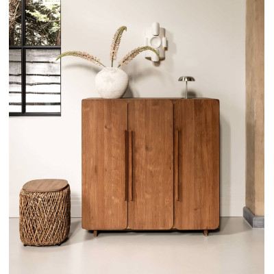 Armoire basse trois portes Tess