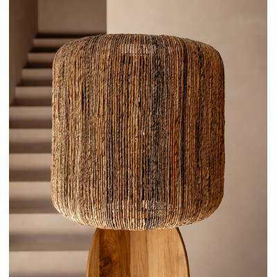 Lampadaire Orbit en abaca