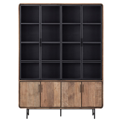 Grande vitrine Evo en teck recyclé