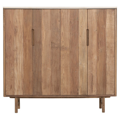 Armoire basse Bliss Mortex à quatre portes