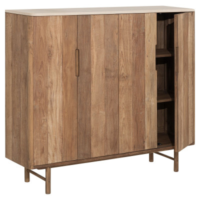 Armoire basse Bliss Mortex à quatre portes