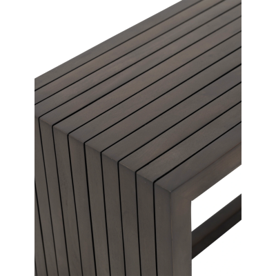 Table basse étroite Maroon