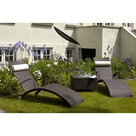 Orion τραπεζάκι σαλονιού εξωτερικού χώρου με γυάλινη επιφάνεια