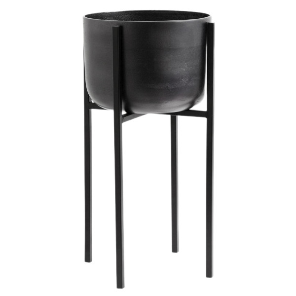 Μαύρη επιδαπέδια γλάστρα...