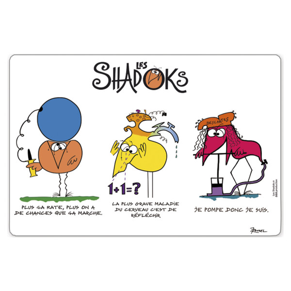 Σετ 6 σουπλά Shadoks 3...