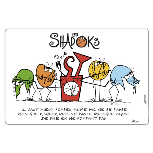 Σετ 6 σουπλά Shadoks...