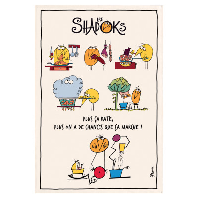 Πετσέτα τσαγιού Shadoks στην κουζίνα