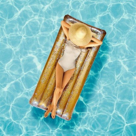 Zračni madrac sa zlatnim šljokicama