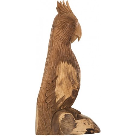 Parrot Rio skulptura od tikovine
