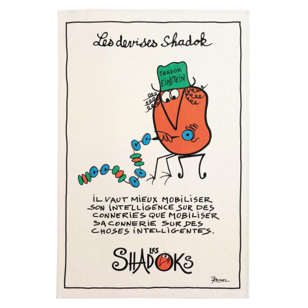 Shadoks Einstein čajni ručnik