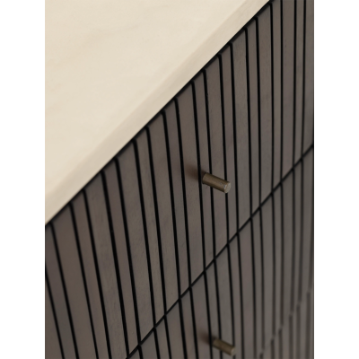Komoda Maroon s 3 ladice