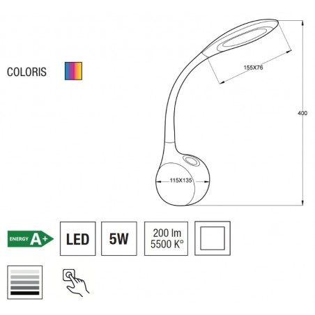 Stolna lampa Roller RGB