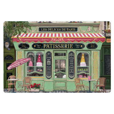 6 darabos Boutique Pâtisserie tányéralátét készlet