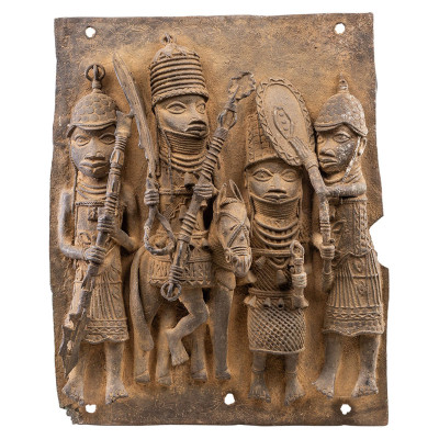 Benin panel szobor