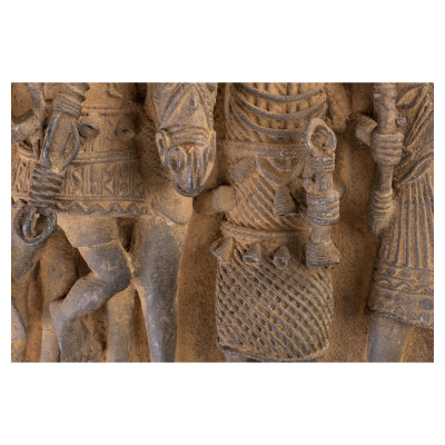 Benin panel szobor